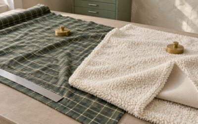 Quel tissu choisir pour coudre un plaid chaud ?