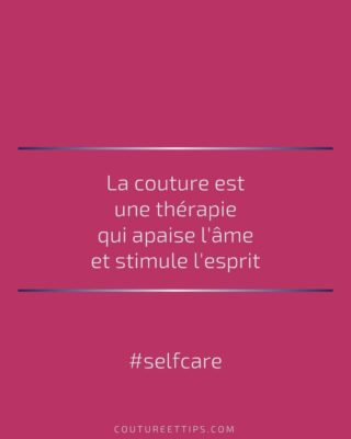 Qui d'autre ici ressent la même chose ? 🙋‍♀️ La couture n'est pas seulement un moyen de créer de belles choses, c'est aussi une forme d'expression, une évasion et même une méditation. Chaque point, chaque couture, chaque création est comme un pas de plus vers la découverte de soi et la réalisation de ses rêves.

Alors, la prochaine fois que vous vous retrouvez devant votre machine à coudre ou votre aiguille et votre fil, souvenez-vous que vous ne faites pas que coudre du tissu. Vous cousez des morceaux de vous-même, de votre créativité et de votre passion. Et ça, c'est vraiment magique. ✨

#CoutureTherapie #PassionCouture #Creativite #BienEtre #CoutureEtMoi

.................................................
Créez, rêvez, cousez. 😊
— Sandrine de CoutureEtTips ✂️